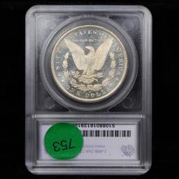 ***Auction Highlight*** 1883-o Near TOP POP! Morgan Dollar $1 Graded ms66+ dmpl By SEGS (fc)