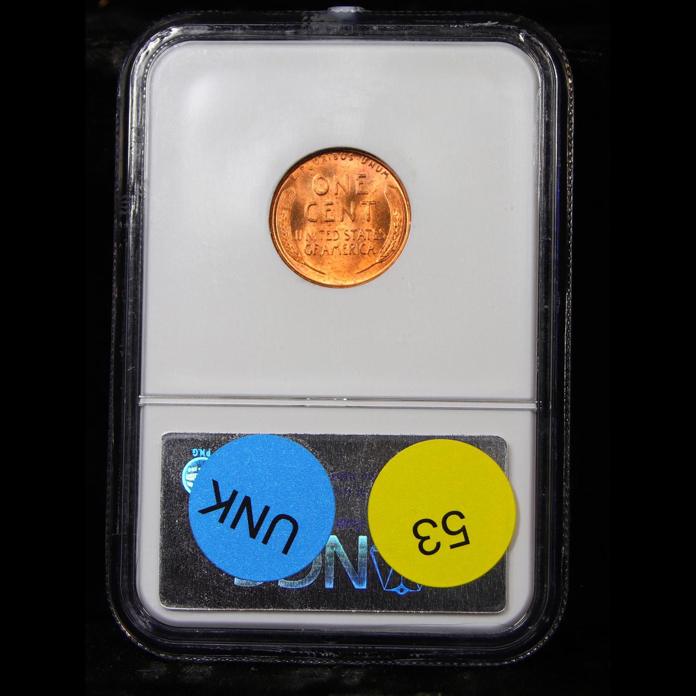 ***Auction Highlight*** NGC 1958-p Lincoln Cent 1c Graded ms66 rd By NGC (fc)