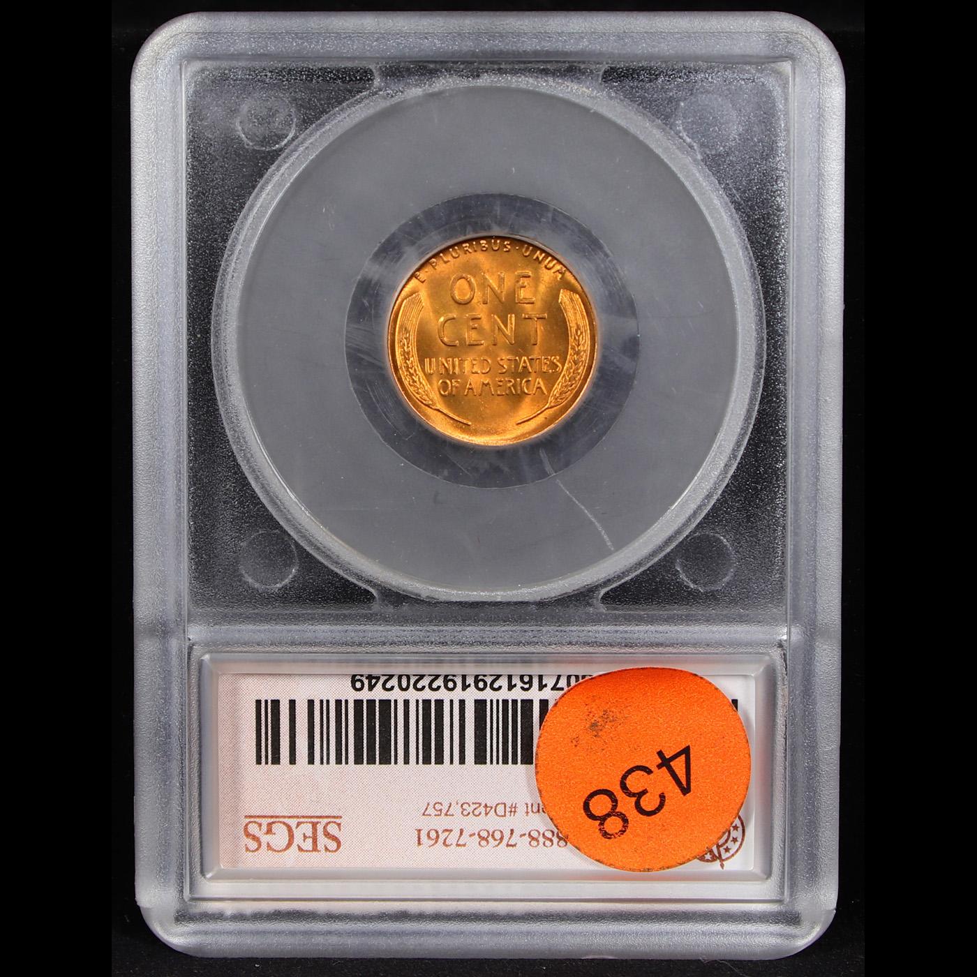 ***Auction Highlight*** 1946-d FINEST KNOWN Lincoln Cent 1c Graded ms68 RD By SEGS (fc)