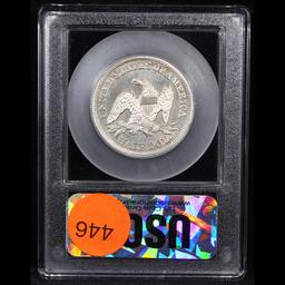 ***Auction Highlight*** 1851-o Seated Half Dollar 50c Graded Select+ Unc By USCG (fc)