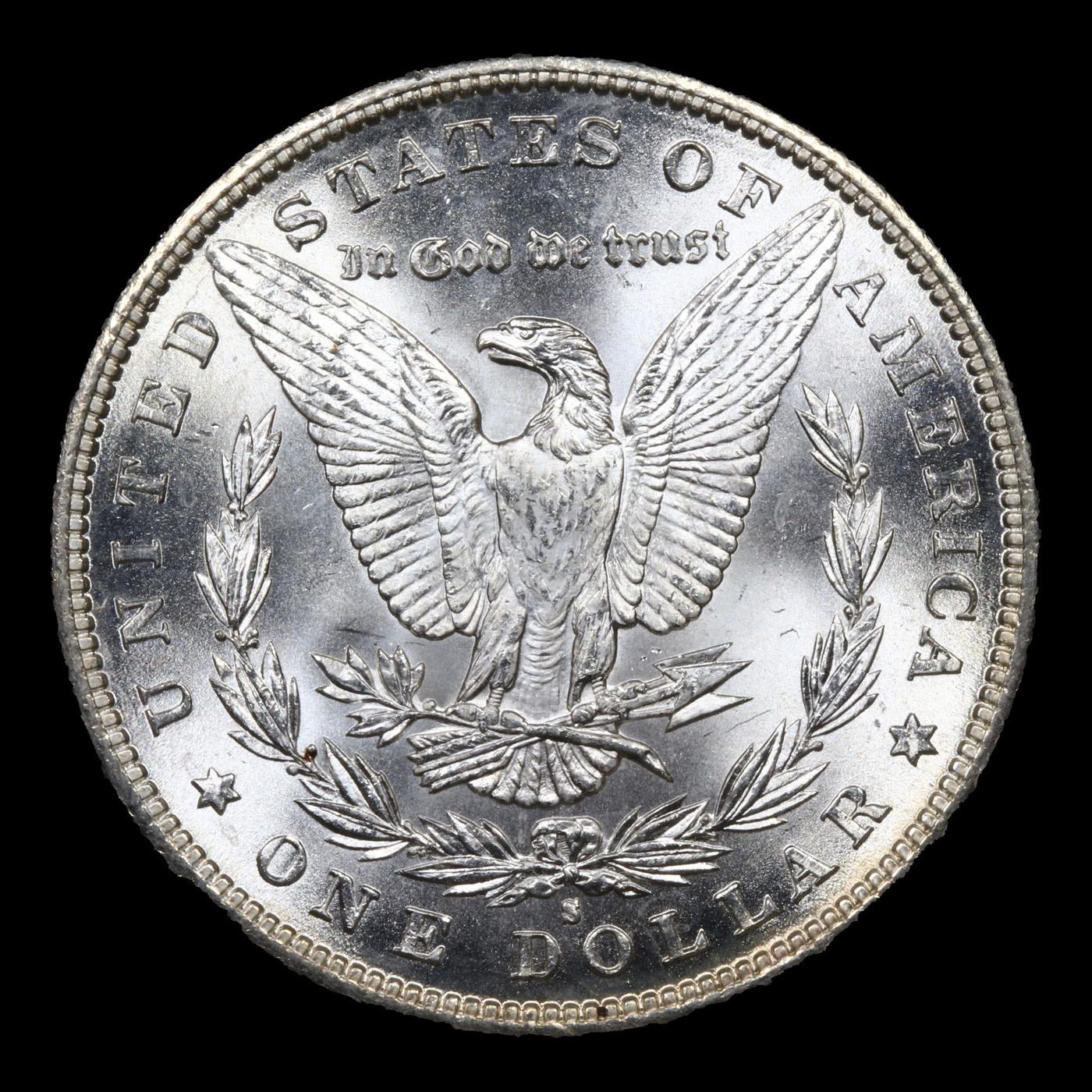 *HIGHLIGHT OF MONTH* 1889-s Near TOP POP Morgan Dollar $1 Graded ms66+ By SEGS (fc)