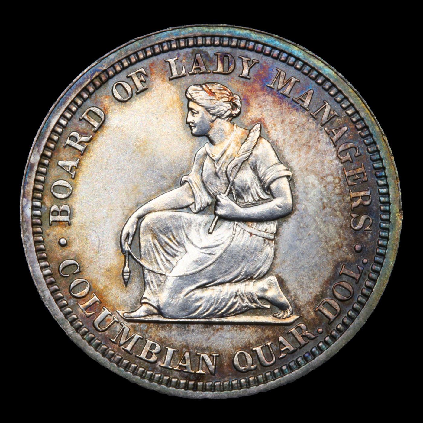 ***Auction Highlight*** 1893 Isabella Isabella Quarter 25c Graded Choice Unc By USCG (fc)