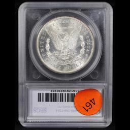 ***Auction Highlight*** 1878-cc Top 100 Vam 11 I3 R5 Morgan Dollar $1 Graded ms66 By SEGS (fc)