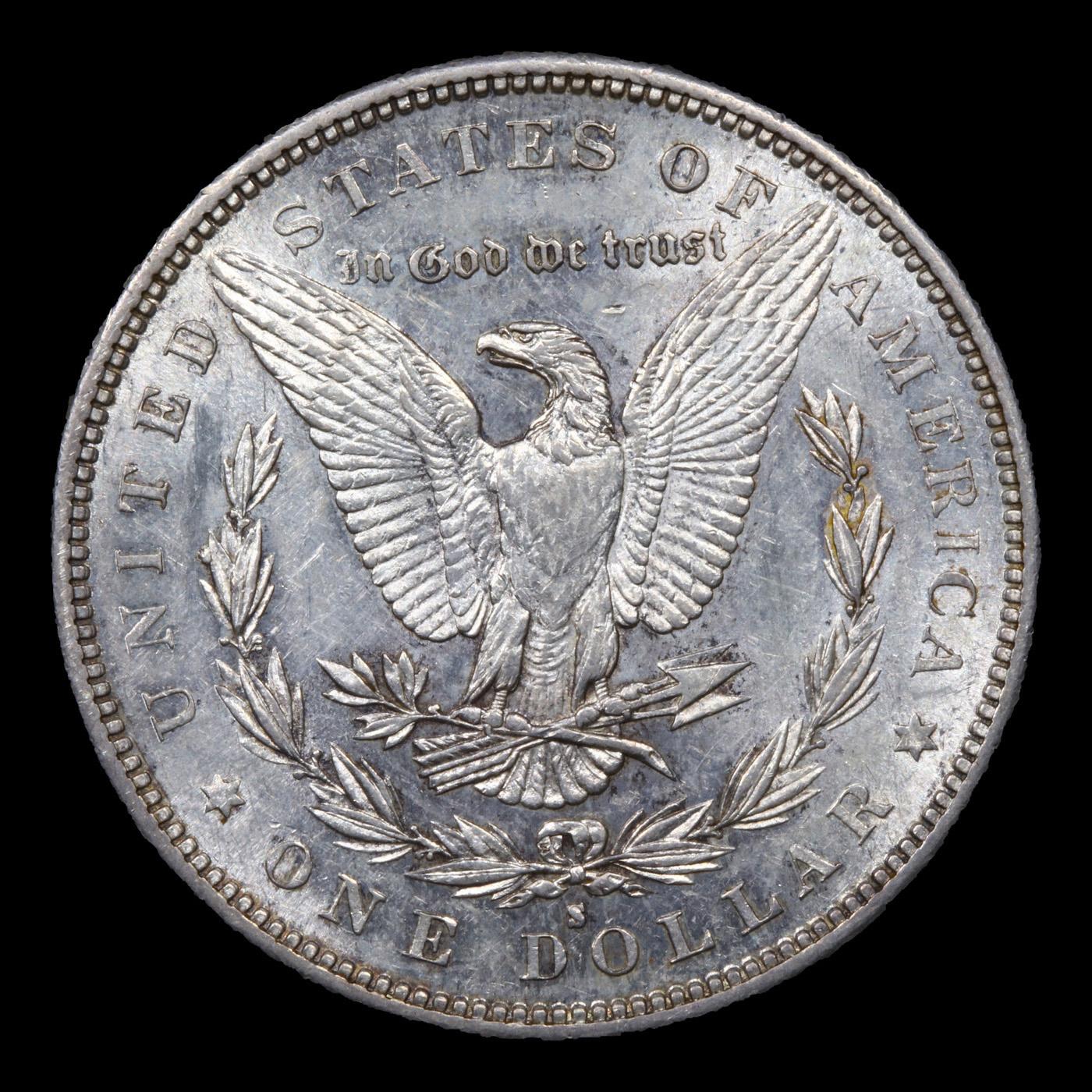 ***Auction Highlight*** 1884-s vam 4B I2 R5 Morgan Dollar $1 Graded Select Unc By USCG (fc)