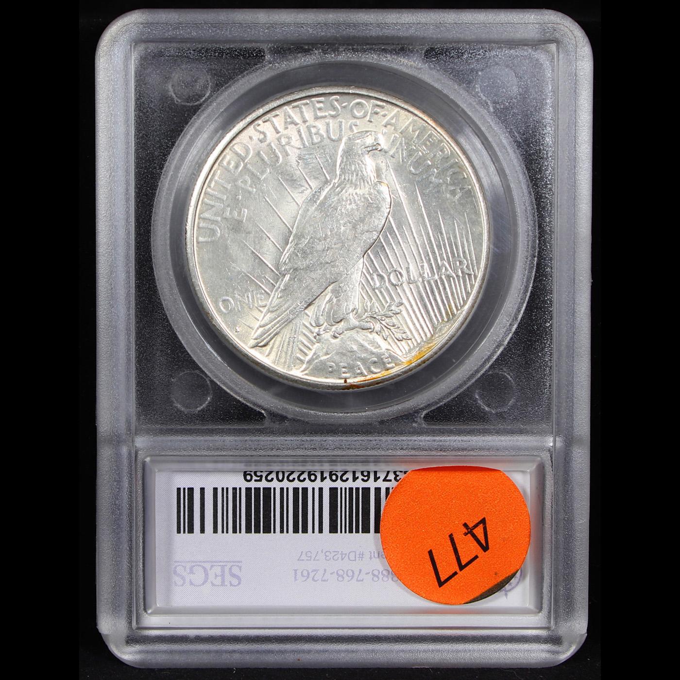 ***Auction Highlight*** 1934-s Peace Dollar $1 Graded ms64 By SEGS (fc)