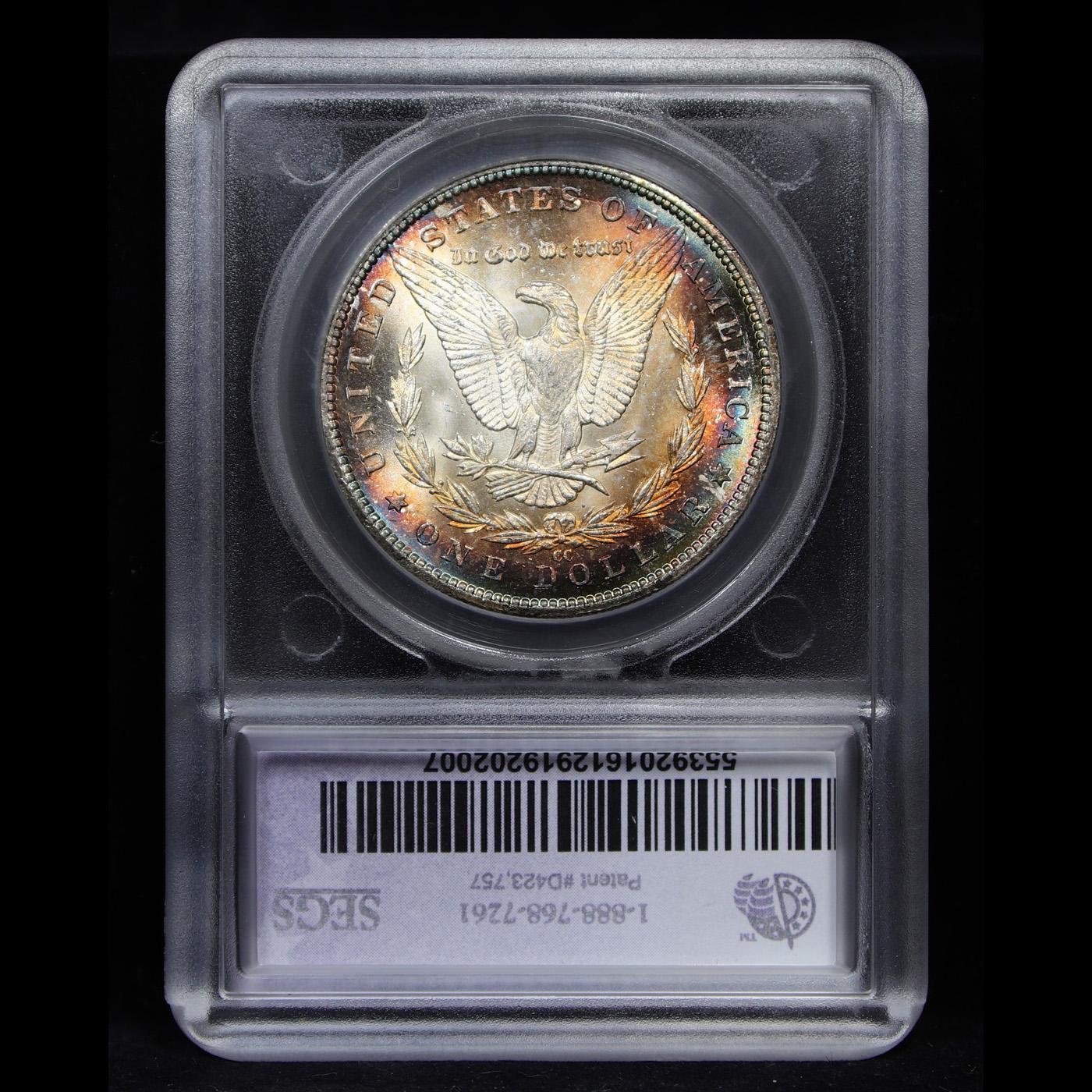 ***Auction Highlight*** 1885-cc Morgan Dollar $1 Graded ms67+ By SEGS (fc)