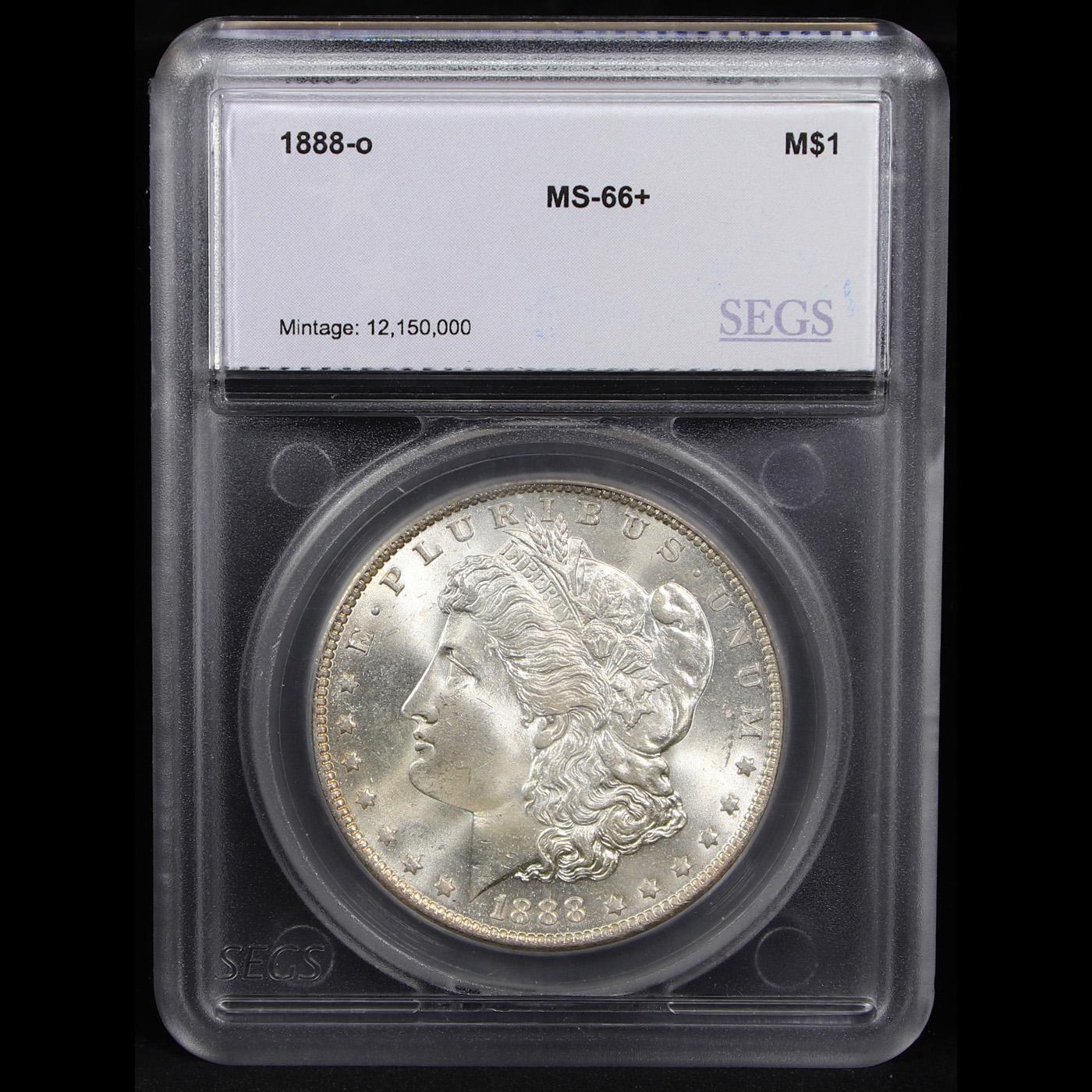 ***Auction Highlight*** 1888-o Morgan Dollar $1 Graded ms66+ By SEGS (fc)