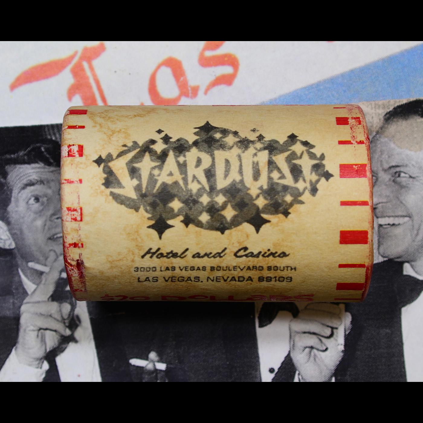 ***Auction Highlight*** Full Morgan/Peace Casino Las Vegas Stardust silver $1 roll $20, 1887 & 1896