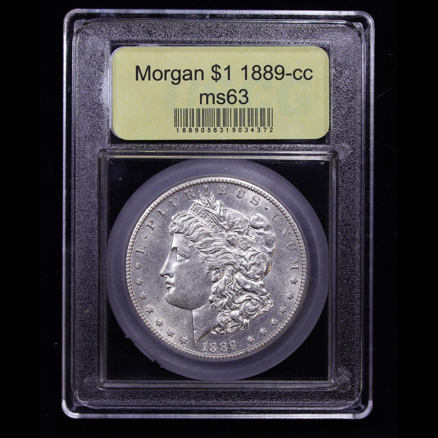 *HIGHLIGHT OF NIGHT* 1889-cc Morgan Dollar $1 Graded Select Unc By USCG (fc)