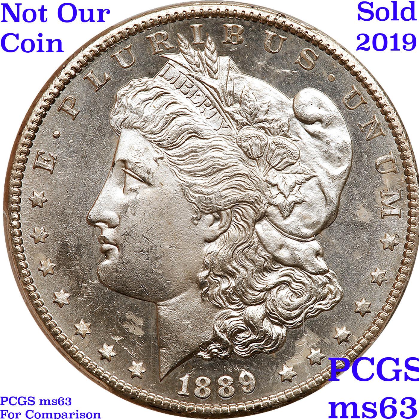 *HIGHLIGHT OF NIGHT* 1889-cc Morgan Dollar $1 Graded Select Unc By USCG (fc)