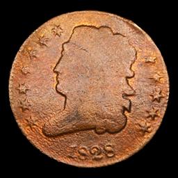 1828 Cohen 2 R2 Classic Head half cent 1/2c Grades vg details