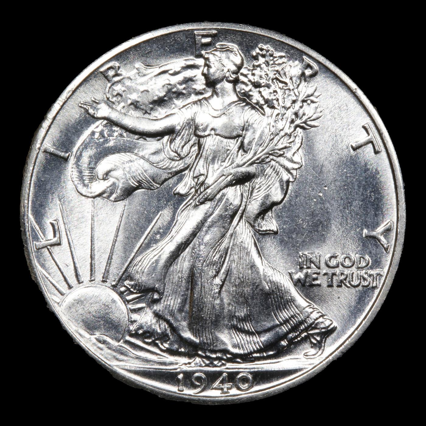 1940-p Walking Liberty Half Dollar 50c Grades GEM Unc