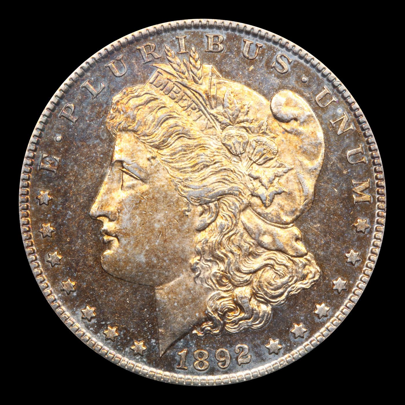 ***Auction Highlight*** 1892-s Morgan Dollar $1 Graded ms63+ PL By SEGS (fc)