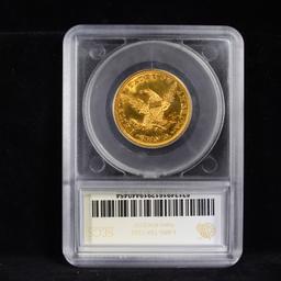 ***Auction Highlight*** 1848-p Gold Liberty Eagle $10 Graded ms63+ By SEGS (fc)