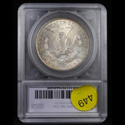 ***Auction Highlight*** 1882-o/s Top 100 TOP POP Morgan Dollar $1 Graded ms65+ By SEGS (fc)