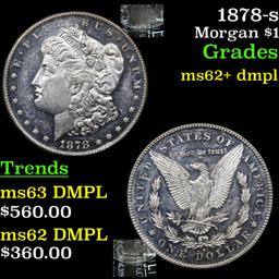 1878-s Morgan Dollar $1 Grades Select Unc+ DMPL