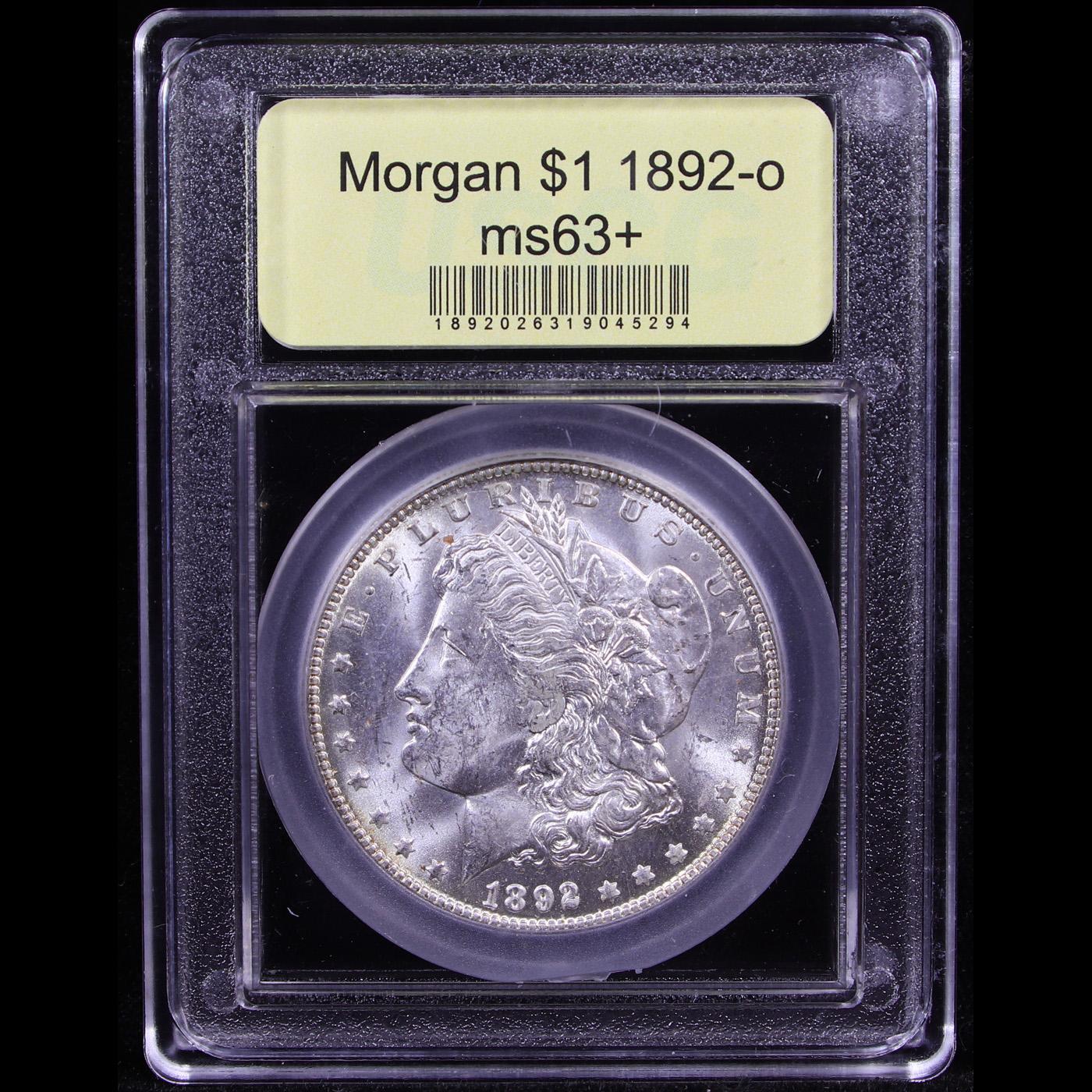 ***Auction Highlight*** 1892-o Morgan Dollar $1 Graded Select+ Unc By USCG (fc)