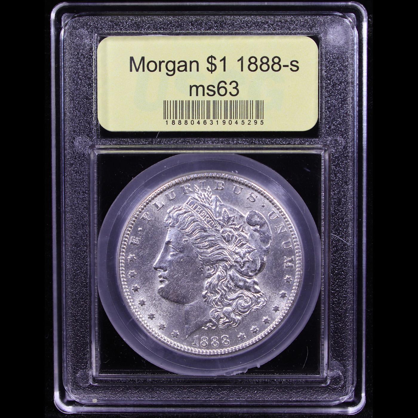 ***Auction Highlight*** 1888-s Morgan Dollar $1 Graded Select Unc By USCG (fc)