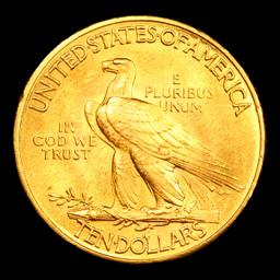 ***Auction Highlight*** 1915-p Gold Indian Eagle $10 Graded ms65 By SEGS (fc)