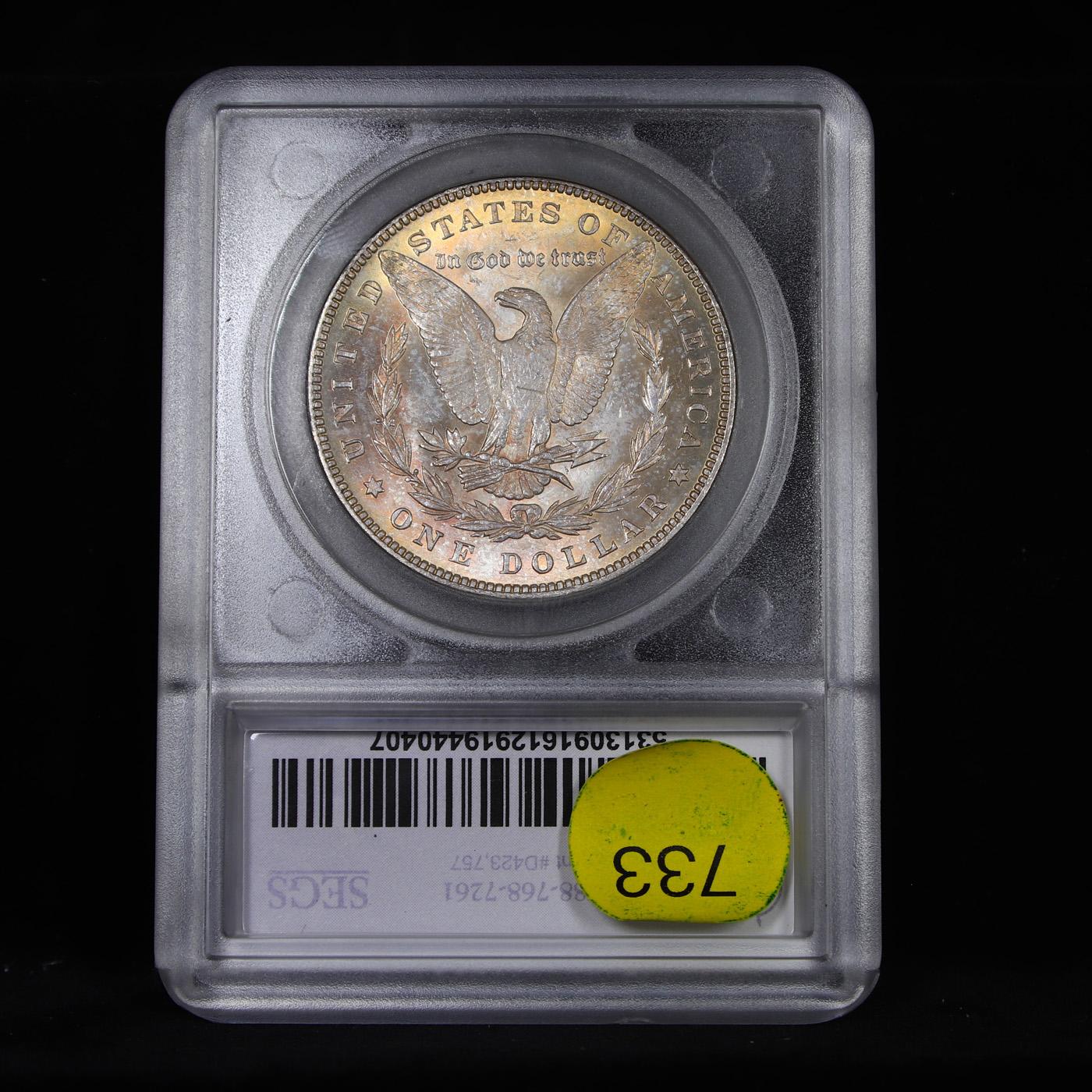 ***Auction Highlight*** 1883-p Morgan Dollar $1 Graded ms67+ By SEGS (fc)