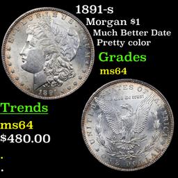 1891-s Morgan Dollar $1 Grades Choice Unc