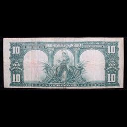 ***Auction Highlight*** The Famous Ten-Dollar "Bison Note" of 1901 $10 Grades vf++ (fc)