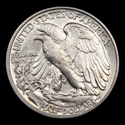 ***Auction Highlight*** 1918-s Walking Liberty Half Dollar 50c Graded Choice AU/BU Slider By USCG (f