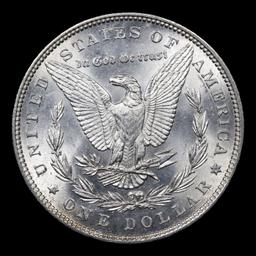 1883-p Morgan Dollar $1 Graded Choice+ Unc