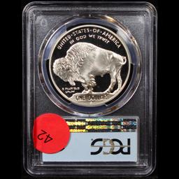 Proof ***Auction Highlight*** PCGS 2001-p Buffalo Black Diamond Modern Commem Dollar $1 Graded pr69