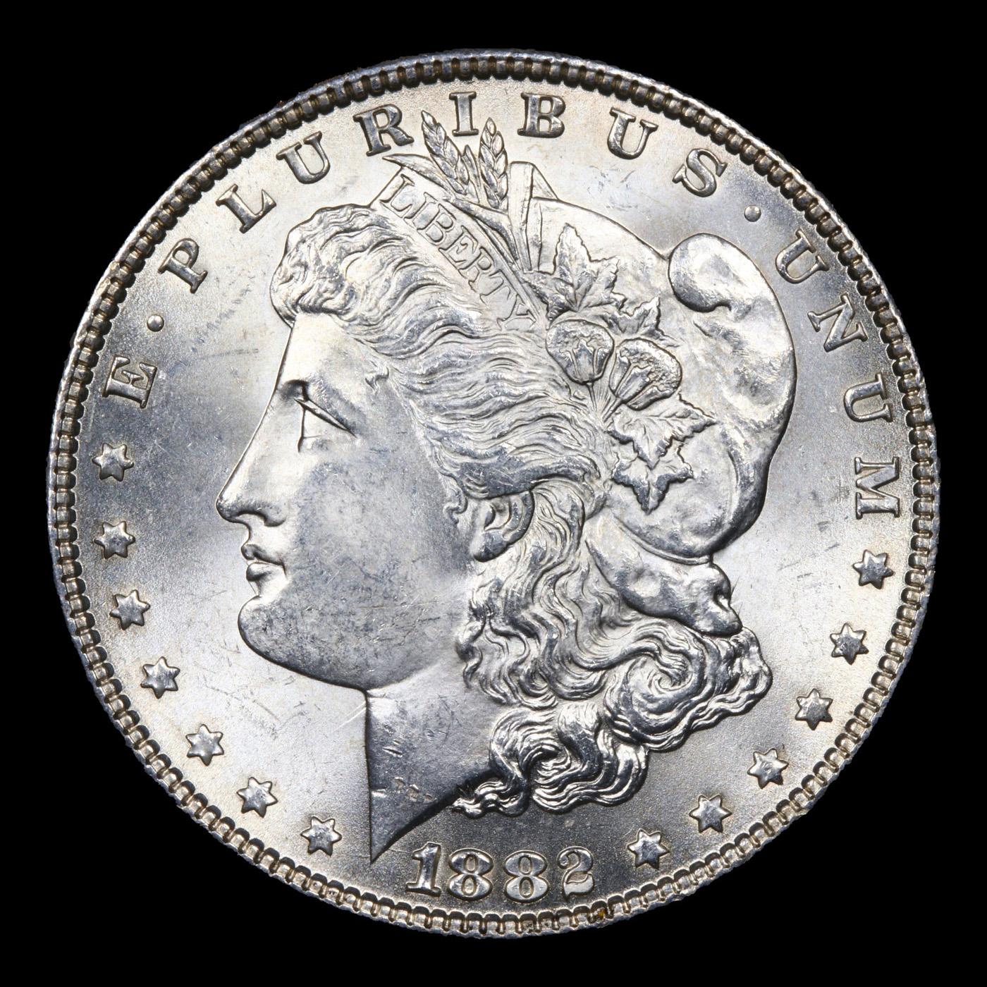 ***Auction Highlight*** 1882-p vam 5A I2 R5 Morgan Dollar $1 Graded ms66 By SEGS (fc)