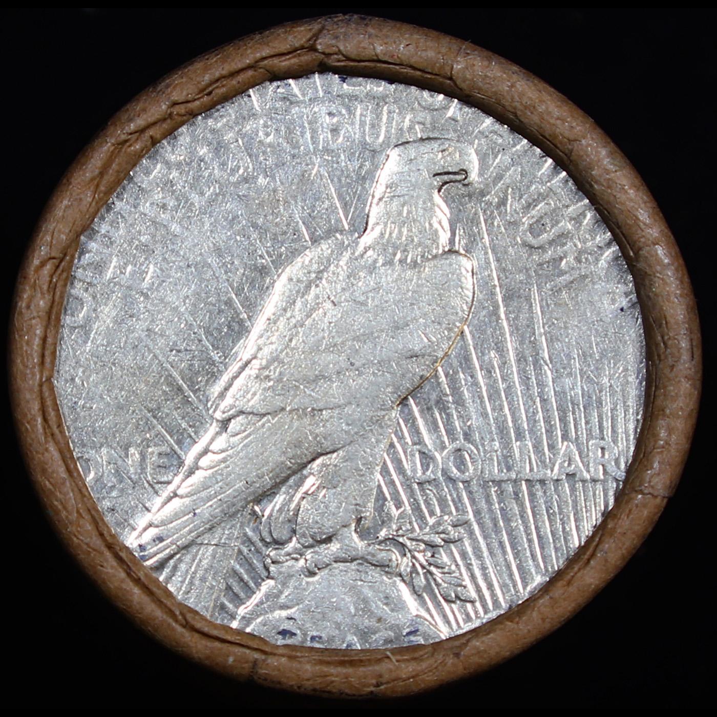 ***Auction Highlight*** Full solid Date 1926-s Peace silver dollar roll, 20 coin (fc)