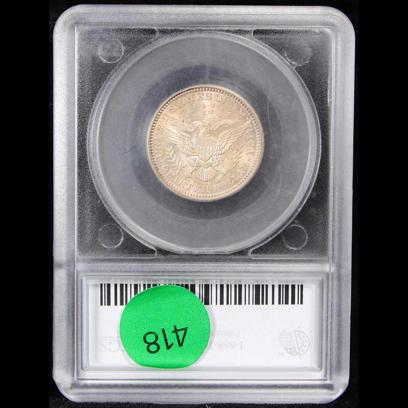 ***Auction Highlight*** 1909-d Barber Quarter 25c Graded ms65 By SEGS (fc)