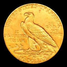 ***Auction Highlight*** 1911-p TOP POP! Gold Indian Quarter Eagle $2 1/2 Graded ms66 By SEGS (fc)