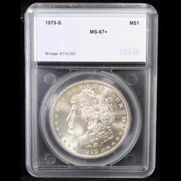 ***Auction Highlight*** 1879-s Morgan Dollar $1 Graded ms67+ By SEGS (fc)