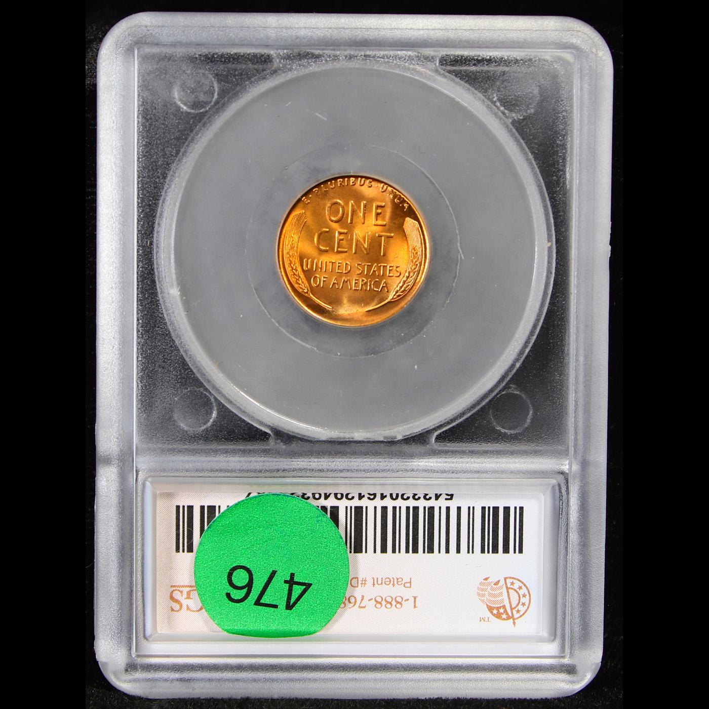 ***Auction Highlight*** 1942-p TOP POP! Lincoln Cent 1c Graded ms68 rd By SEGS (fc)