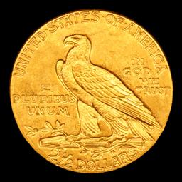 ***Auction Highlight*** 1912-p Gold Indian Quarter Eagle $2 1/2 Graded Choice Unc By USCG (fc)