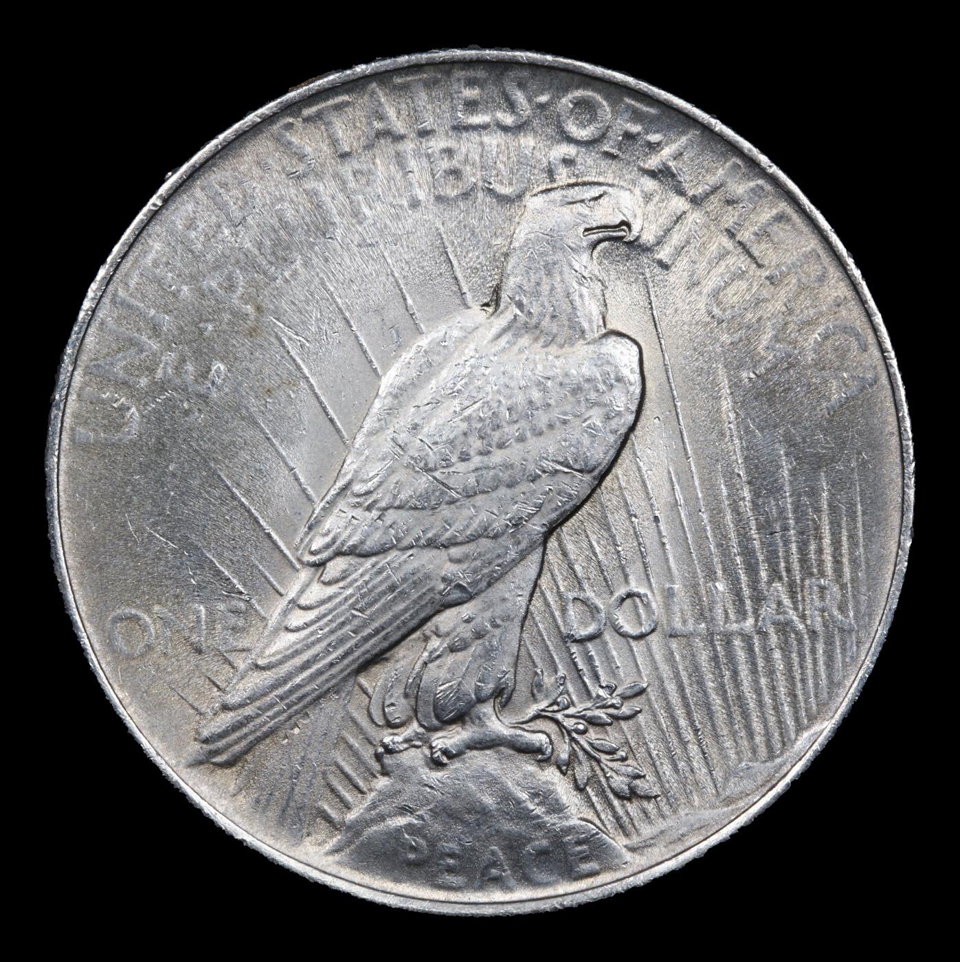 1924-p Peace Dollar $1 Grades Choice+ Unc