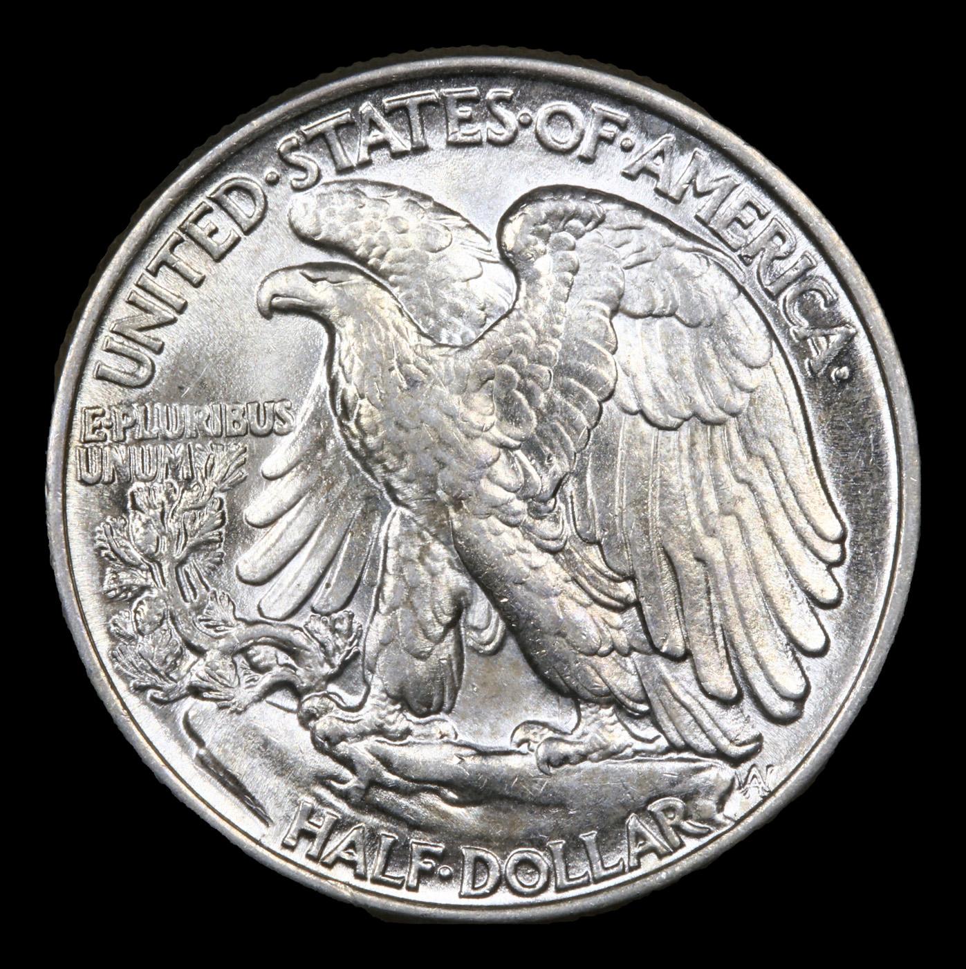 1946-p Walking Liberty Half Dollar 50c Grades Choice Unc