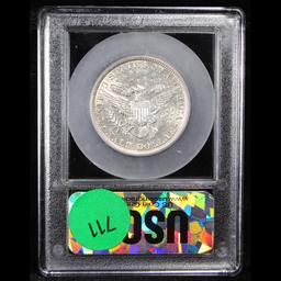 ***Auction Highlight*** 1902-p Barber Half Dollars 50c Graded Select+ Unc By USCG (fc)