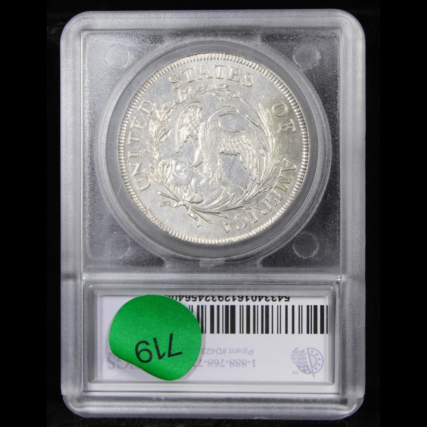 ***Auction Highlight*** 1796 BB-61 B-4 Draped Bust Dollar $1 Graded au58 By SEGS (fc)