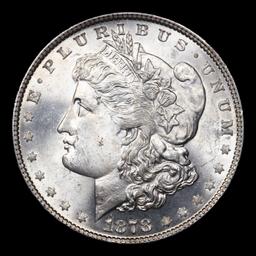 ***Auction Highlight*** 1878-p 7/8tf vam 33 I3 R4 Morgan Dollar $1 Graded ms66 By SEGS (fc)