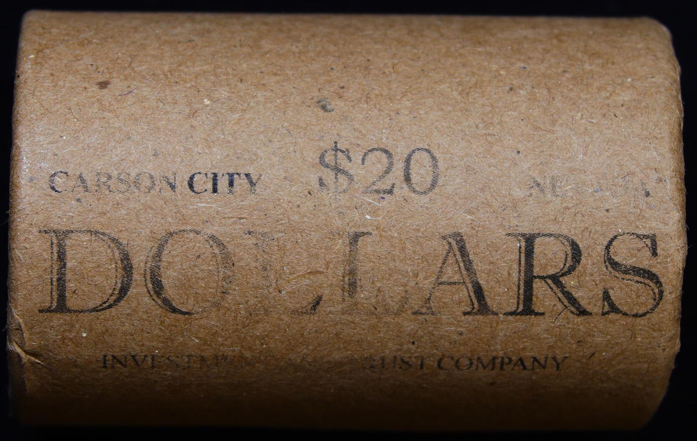 ***Auction Highlight*** 1889 & CC Uncirculated Morgan Dollar Shotgun Roll (fc)