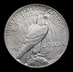 1928-p Peace Dollar $1 Grades Choice AU/BU Slider