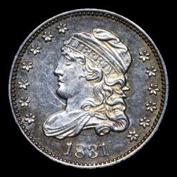 ***Auction Highlight*** 1831 LM-6 Capped Bust Half Dime 1/2 10c Graded ms64+ By SEGS (fc)