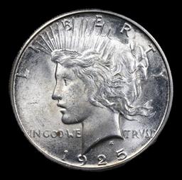 ***Auction Highlight*** 1925-s Top 50 Vam 3 Peace Dollar $1 Graded ms65+ By SEGS (fc)