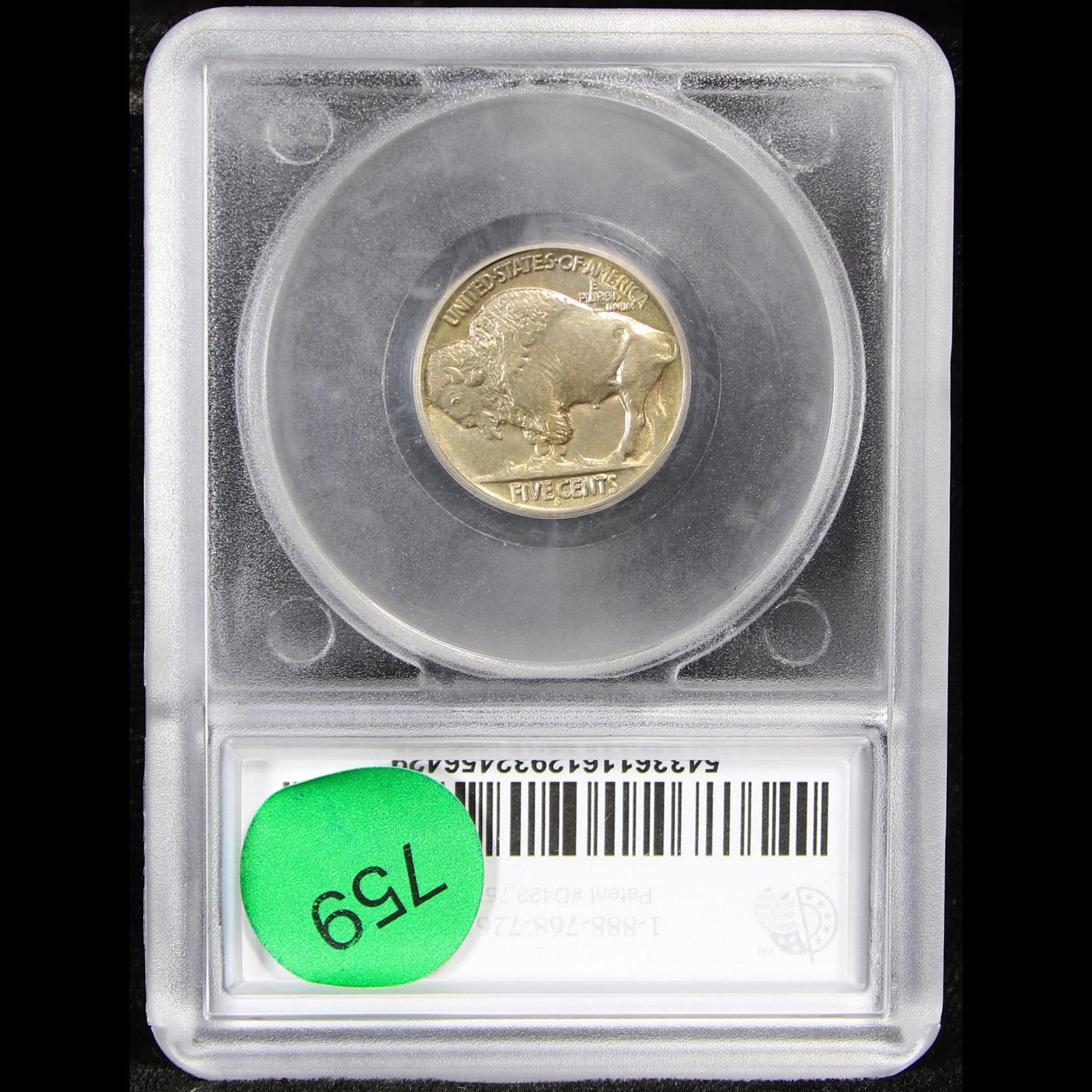 ***Auction Highlight*** 1913-s Ty II Buffalo Nickel 5c Graded ms66+ By SEGS (fc)