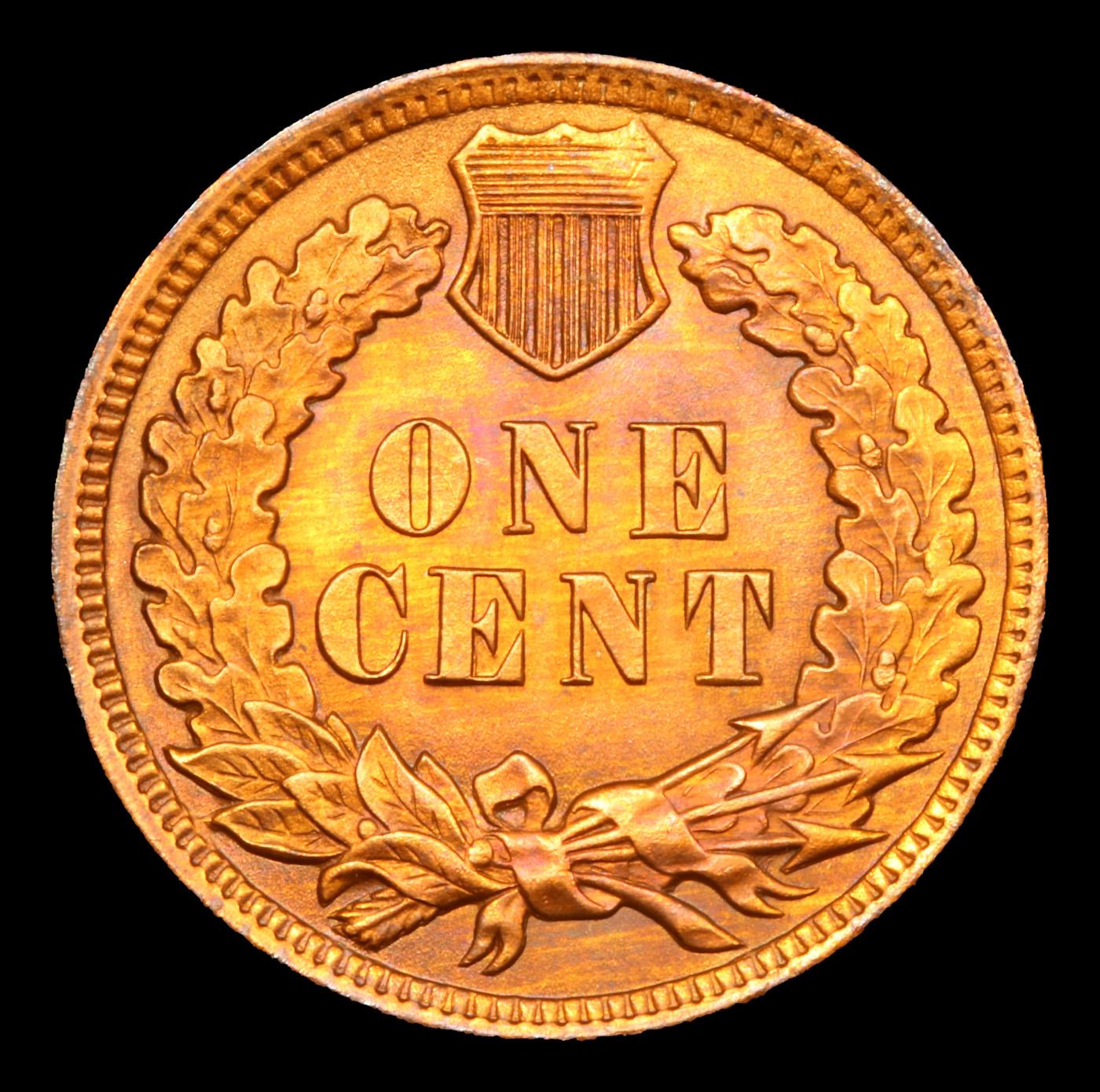 ***Auction Highlight*** 1900 Indian Cent 1c Graded GEM++ RB By USCG (fc)