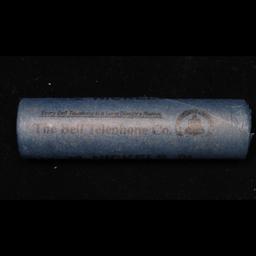 Buffalo Nickel Shotgun Roll in Old Bank Style 'Bell Telephone'  Wrapper 1919 & d Mint Ends