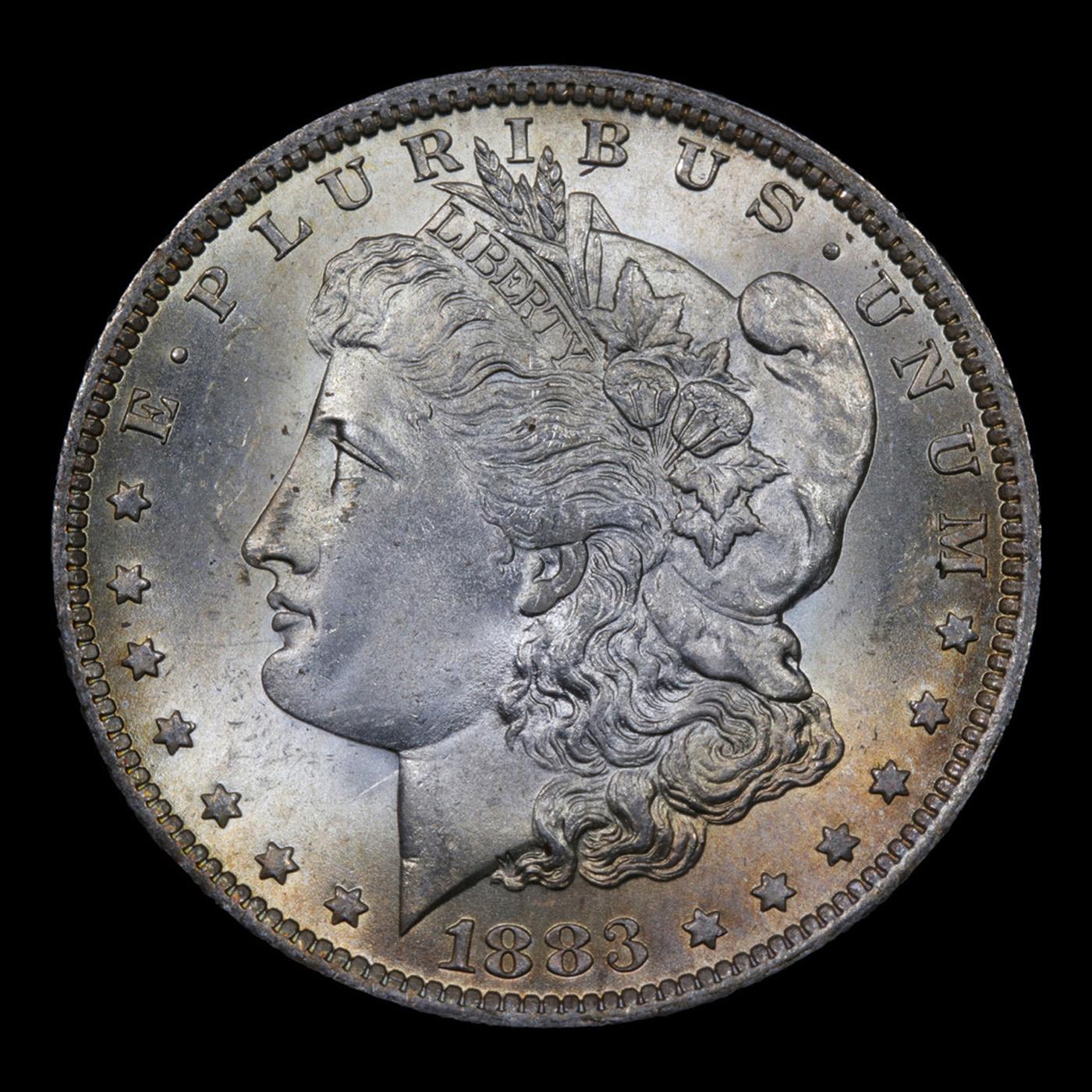 1883-o Vam 21a Morgan Dollar 1 Grades GEM+ Unc