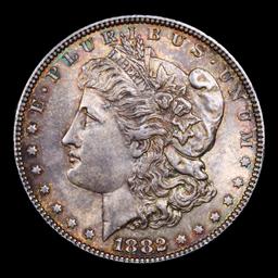 1882-p Morgan Dollar $1 Grades Select+ Unc